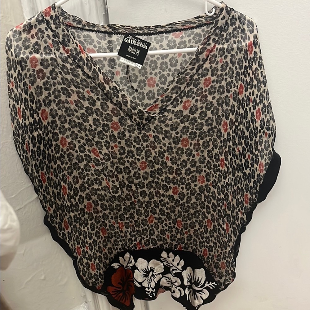 Jean Paul Gaultier Maille Femme Silk Blouse